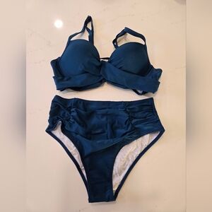 NWT Women's Blue Bikini Set Size M